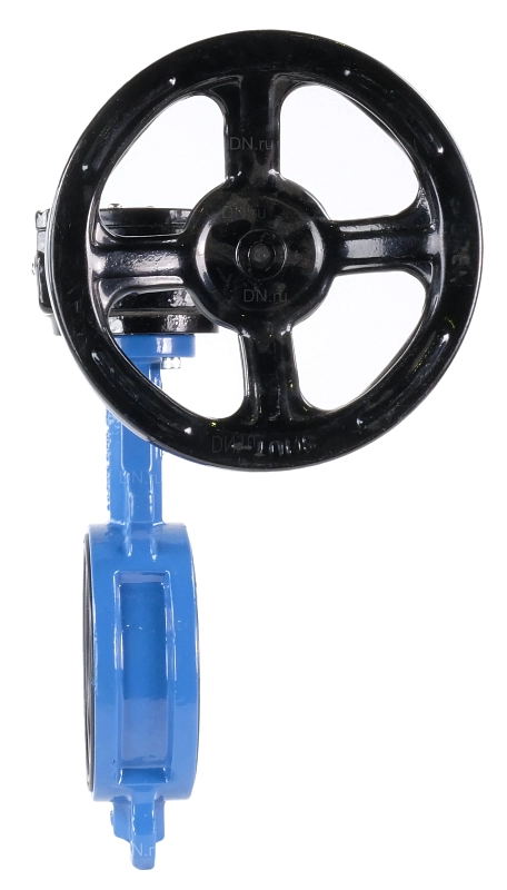 Затвор дисковый поворотный Tecofi VPI 4449-08 Ду100 Ру16 межфланцевый, корпус - ковкий чугун EN-GJS-500-7, диск - нержавеющая сталь CF8M, уплотнение - EPDM, с редуктором VPNREDUCT F05
