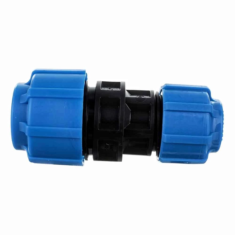 Муфта компрессионная Политэк Дн50х32, ПЭ, синий