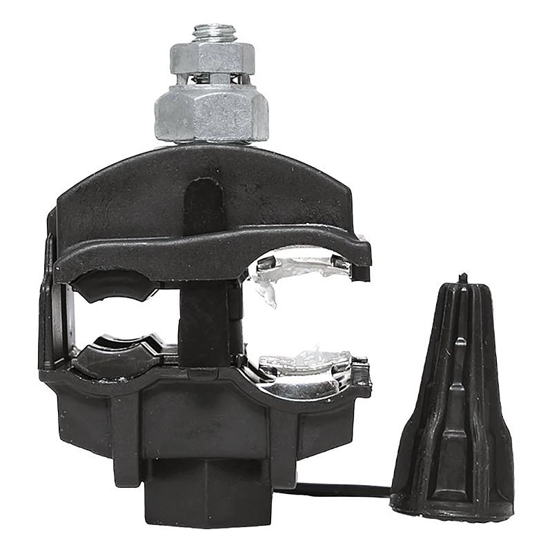 Зажим ответвительный EKF N640 прокалывающий, диапазон сечения жил 16-150 мм2/6-50 мм2, СИП голый провод n-640